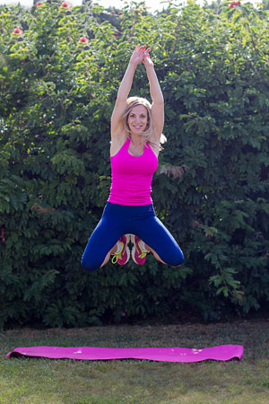 Britt jumping